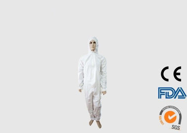 بدلة مقاومة للاستعمال لمرة واحدة مقاومة للنفط ومآزر عمل مريحة يمكن التخلص منها